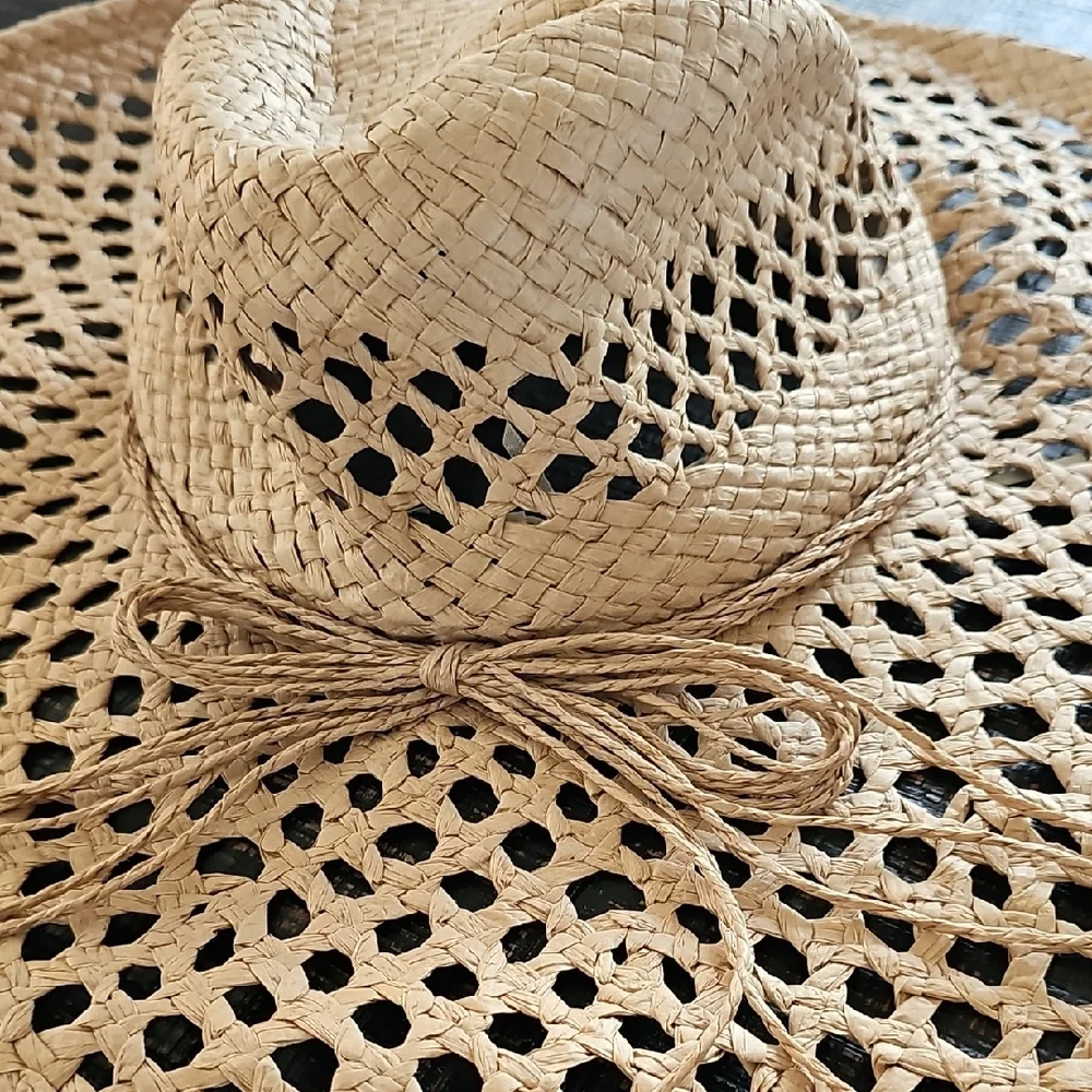 Torrid Natural Woven Sun Hat NWT Size S/M